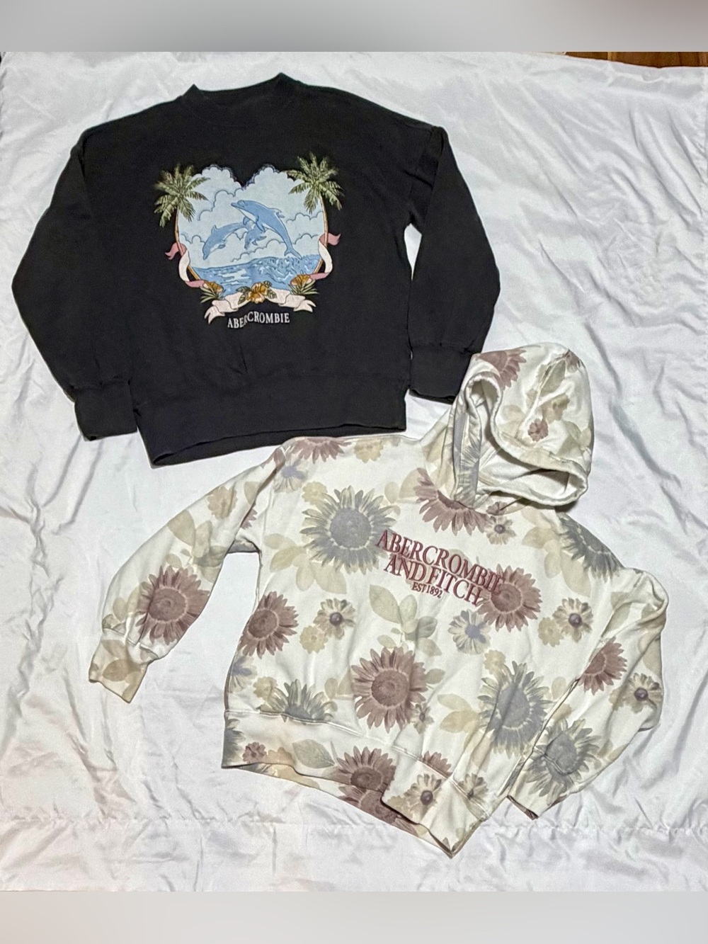 Abercrombie Kids Hoodie & Crew Bundle 13/14
